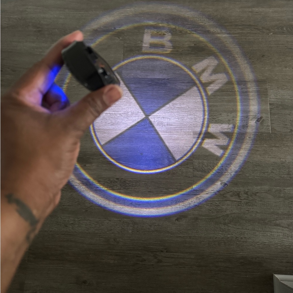 BMW Blue and White Logo Projector